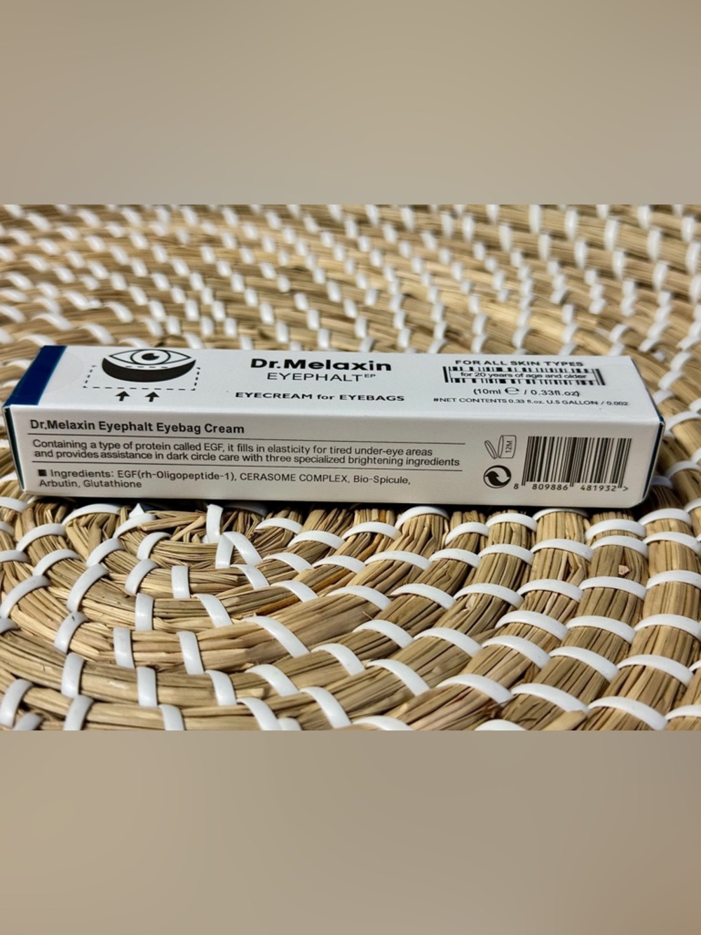 Dr.Melaxin Eyephalt Eye Cream for Eye Bags 10ml New in Box Sealed $35 - Picture 3 of 4